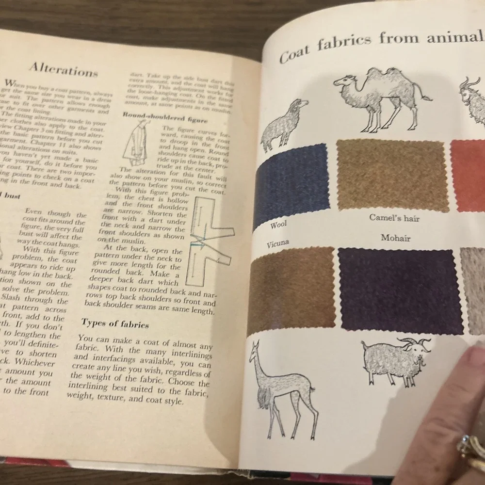 2 Vintage Better Homes & Gardens Sewing Books 1961 & 1964 Hardcover Sewing Lot